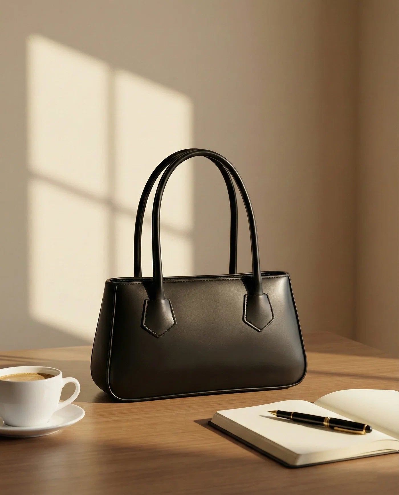 CHIC BOLD ELEGANCE HOUNDSTOOTH CROSSBODY BAG