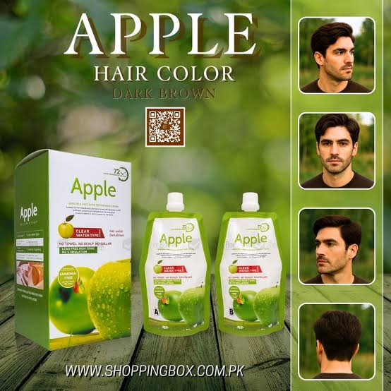 Apple hair dark brown colour