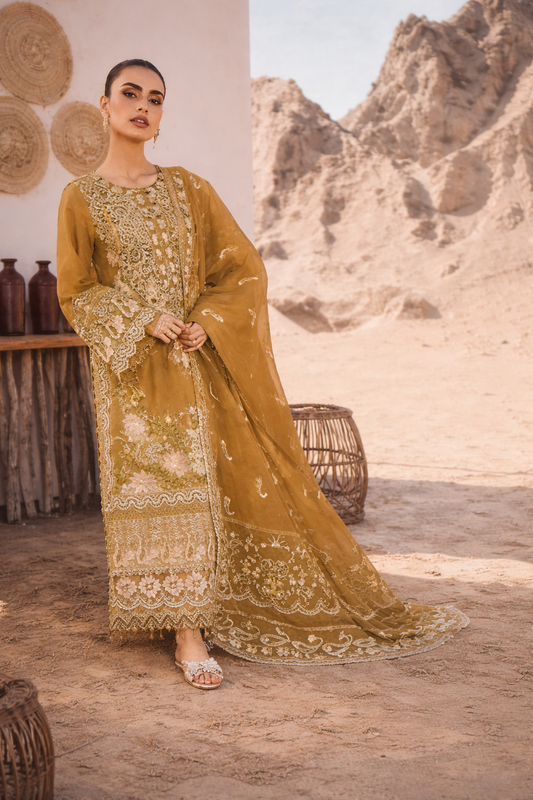 Embroidered lawn Three Piece D-30