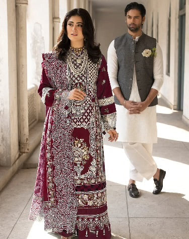 Summer Embroidered lawn Three Piece D-30