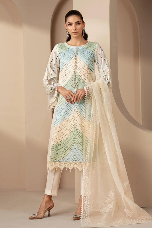 Summer Bloom – Embroidered Lawn