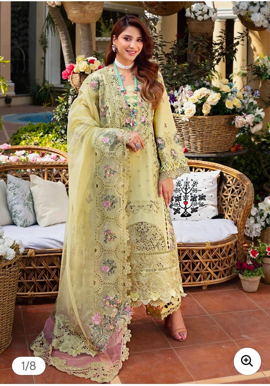 Summer Bloom – Embroidered Lawn