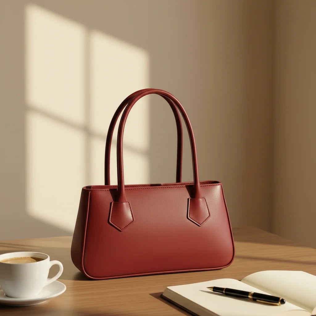 CHIC BOLD ELEGANCE HOUNDSTOOTH CROSSBODY BAG