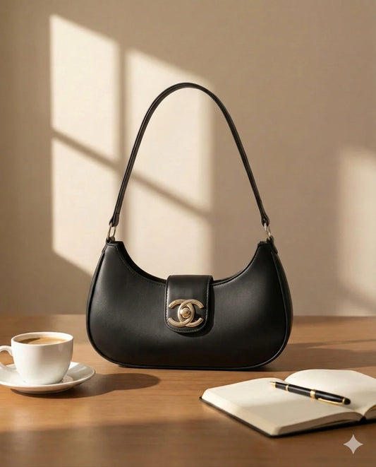 CHIC BOLD ELEGANCE HOUNDSTOOTH CROSSBODY BAG