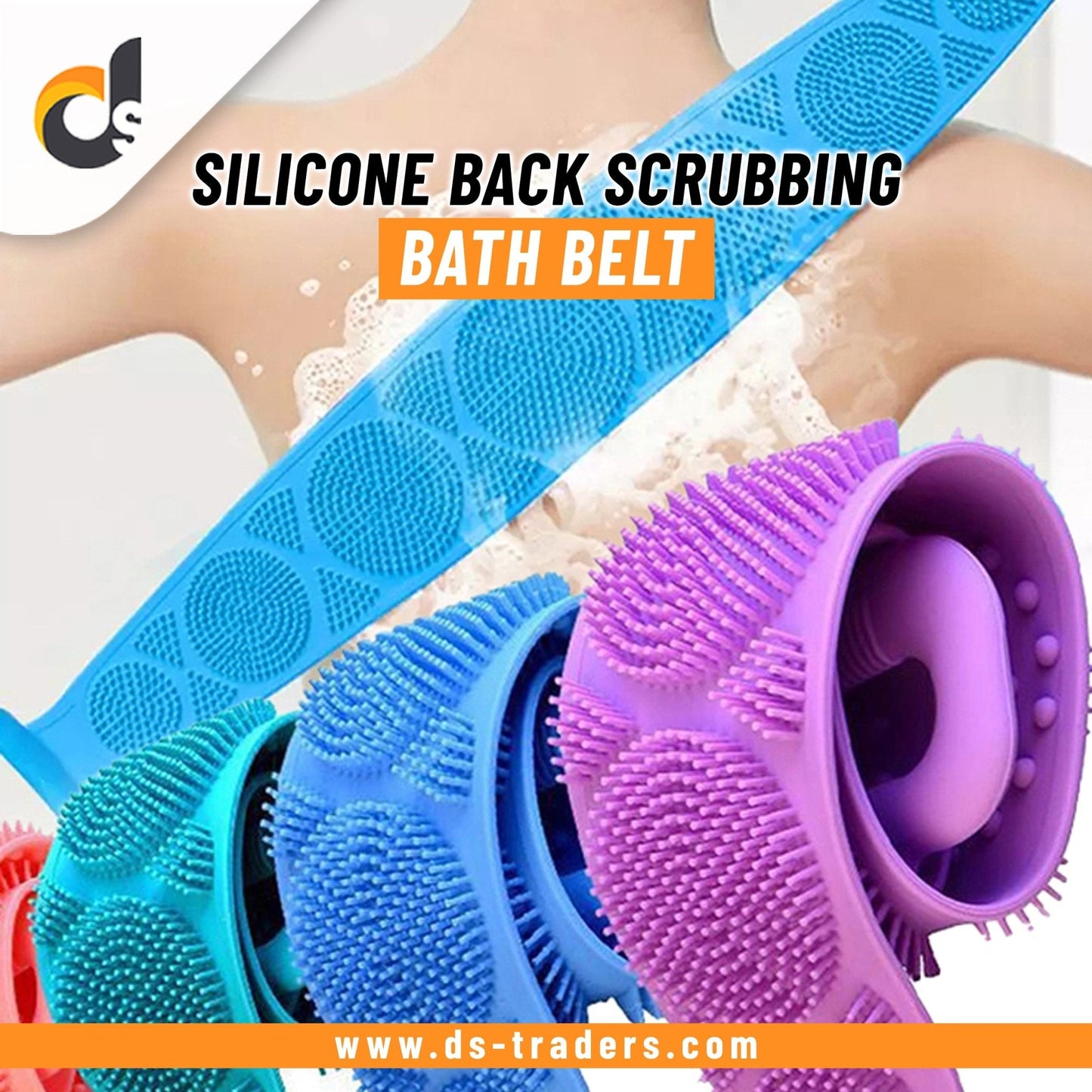 Silicon bath body brush